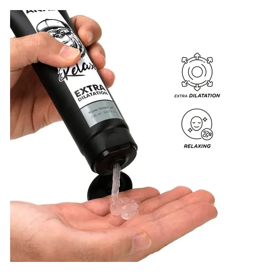 Gel dilatateur anal transparent Black Hole à base d'eau pour relaxation, 150 ml
