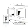 Dose unica gel lubrificante anale Black Hole, 6 ml, trasparente a base d'acqua, per dilatazione extra.