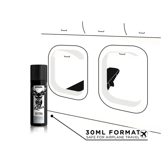 Flacon de lubrifiant anal dilatateur silicone Black Hole 30 ml pour relaxation anale intense