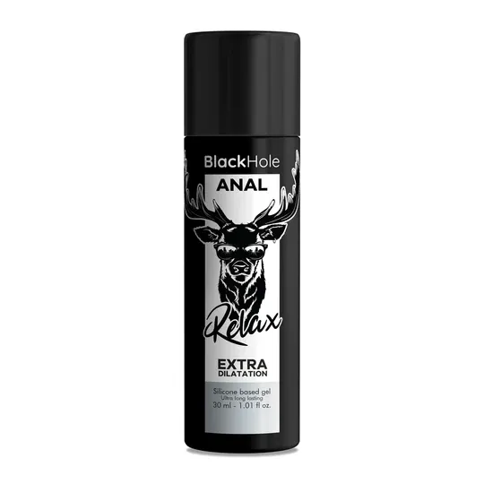 Flacone di lubrificante anale dilatatore silicone Black Hole 30 ml per rilassamento anale