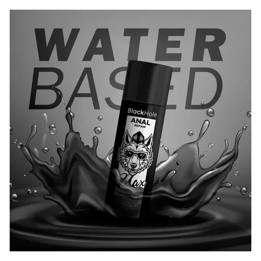 Black Hole hyaluronic anal relaxant lubricant 30 ml - dilating effect for painless anal penetration