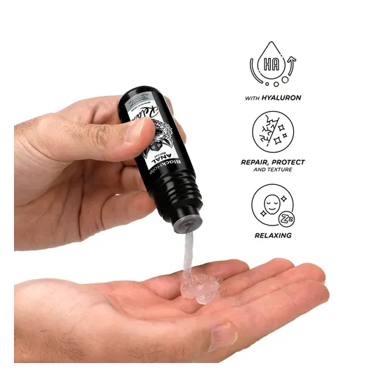 Lubrifiant anal relaxant hyaluronique Black Hole - tube 30 ml - effet dilatateur pour pénétration sans douleur