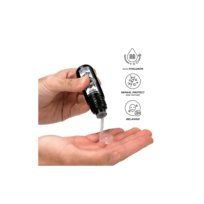 Lubrifiant anal relaxant hyaluronique Black Hole - tube 30 ml - effet dilatateur pour pénétration sans douleur