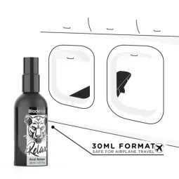 Spray relajante anal Black Hole 30 ml frasco negro, facilita la dilatación y lubricación extra" }, { "fr": "Boîte d'emballage du