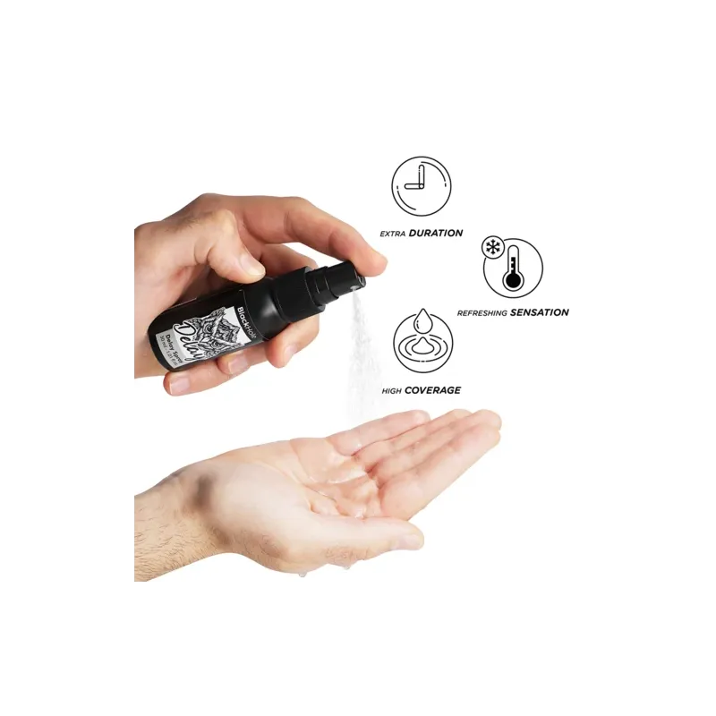 Spray ritardante BLACK HOLE 30 ml, a base d'acqua per prolungare il piacere