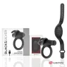 Vibrationsring BLACK&SILVER mit Watchme-Fernbedienung, schwarz-silber, USB-aufladbar.
