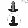 D-242844 Addicted Toys - Plug anale cavo XL 13,9 cm silicone nero - vista principale