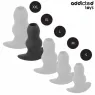 D-242844 Addicted Toys - Hohler Analplug XL 13,9 cm schwarzes Silikon - Hauptansicht