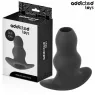 D-242844 Addicted Toys - Plug anal creux XL 13,9 cm silicone noir - vue principale