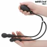 Plug anal double gonflable ajustable Addicted Toys en silicone souple vue principale