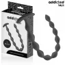 Plug anale extra lungo Addicted Toys in silicone nero per penetrazione profonda