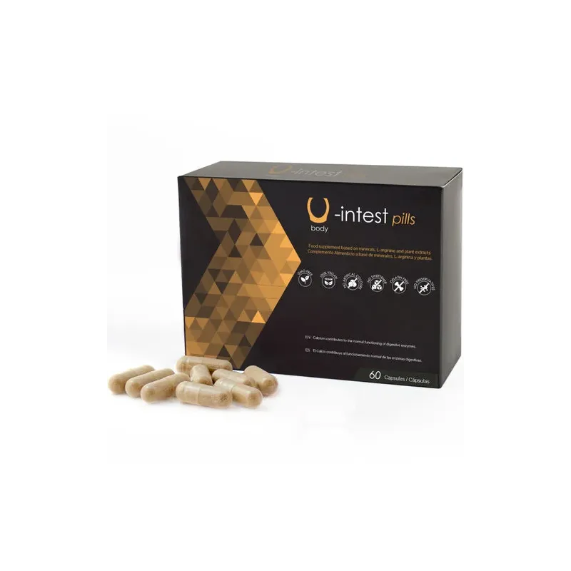 500 COSMETICS U-Intest 60 capsule integratore alimentare per la prevenzione delle emorroidi, rafforza le pareti venose