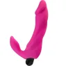 Vibratore ricaricabile doppia stimolazione ALIVE rosa per punto G e clitoride