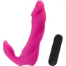 Vibratore ricaricabile doppia stimolazione ALIVE rosa per punto G e clitoride