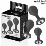 Set completo di 3 plug anali progressivi Addicted Toys con gioiello scintillante