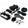 Kit BDSM 10 pièces noir ALIVE - Ensemble bondage avec menottes, fouet, bâillon et corde shibari