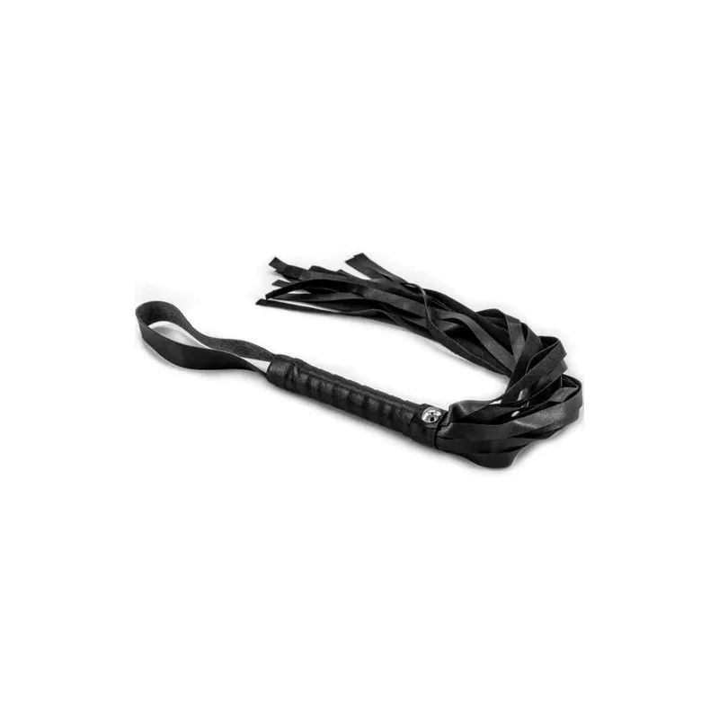 Kit BDSM 10 pièces noir ALIVE - Ensemble bondage avec menottes, fouet, bâillon et corde shibari