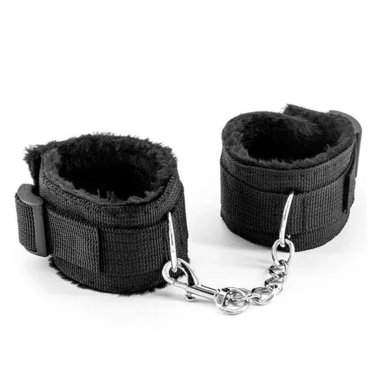 Kit BDSM 10 pièces noir ALIVE - Ensemble bondage avec menottes, fouet, bâillon et corde shibari