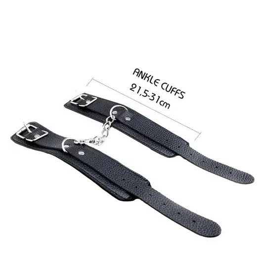 BDSM Set Secret Desires 7-teilig ALIVE schwarz - komplettes Set mit Handschellen, Peitsche, Maske und Shibari-Seil