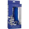 Blue CalExotics Admiral Wave penis cap in liquid silicone, wavy texture for enhancement