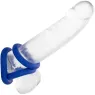 Admiral Penisring-Set aus blauem Silikon mit 3 gestaffelten Ringen von CalExotics zur Leistungssteigerung