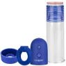 Kit pompe de montage rechargeable Admiral CalExotics, cylindre transparent, anneau silicone liquide pour érection.