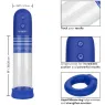 Kit pompe de montage rechargeable Admiral CalExotics, cylindre transparent, anneau silicone liquide pour érection.