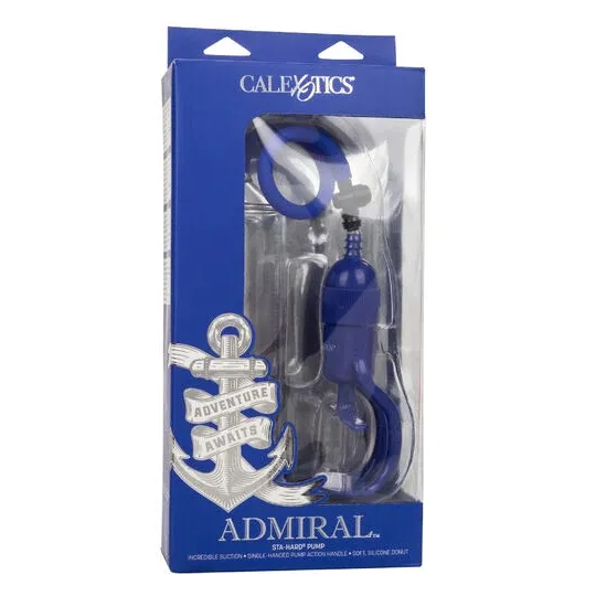 Pompe de montage CalExotics Admiral Sta-Hard, cylindre transparent, poignée Master-Grip.