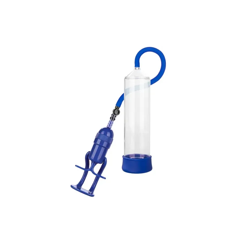 Pompe de montage CalExotics Admiral Sta-Hard, cylindre transparent, poignée Master-Grip.