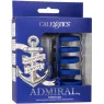 Cage pénienne en silicone liquide bleue CalExotics avec anneaux de support pour érection