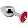 Kit 3 plugs anaux métal ALIVE tailles progressives avec gemmes bleues vue d'ensemble