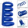 Cage pénienne en silicone liquide bleue CalExotics avec anneaux de support pour érection