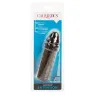 Rallonge pénienne Adonis Calexotics silicone noir transparent, 5 cm, texture stimulante, double fonction anneau.