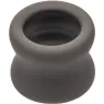 CalExotics Alpha black liquid silicone scrotum stretcher ring hourglass shape