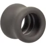 Anillo estirador escrotal CalExotics Alpha negro de silicona líquida forma reloj de arena