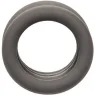 Anello stira-scroto CalExotics Alpha nero in silicone liquido forma clessidra