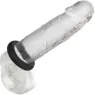 Anneau prolongateur en silicone noir CALEXOTICS Alpha, extensible et sans couture pour érection durable.
