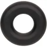Anneau prolongateur en silicone noir CALEXOTICS Alpha, extensible et sans couture pour érection durable.