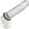 CalExotics Alpha Prismatique Prolong cock ring in gray silicone, stretchable and waterproof, for longer erections.