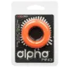Anneau prolongateur CalExotics Alpha Prolong grande bague orange en silicone liquide, extensible
