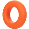 Anneau prolongateur CalExotics Alpha Prolong grande bague orange en silicone liquide, extensible