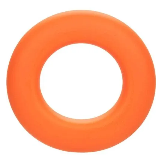 Anneau prolongateur CalExotics Alpha Prolong grande bague orange en silicone liquide, extensible