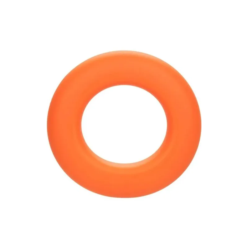Anneau prolongateur CalExotics Alpha Prolong grande bague orange en silicone liquide, extensible