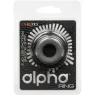 Lot de 2 anneaux de prolongation érectile en silicone gris CalExotics Alpha Prolong