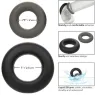 Lot de 2 anneaux de prolongation érectile en silicone gris CalExotics Alpha Prolong