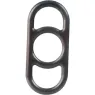 Black silicone precision pump enhancer by Calexotics, comfortable fit at base of cylinder.