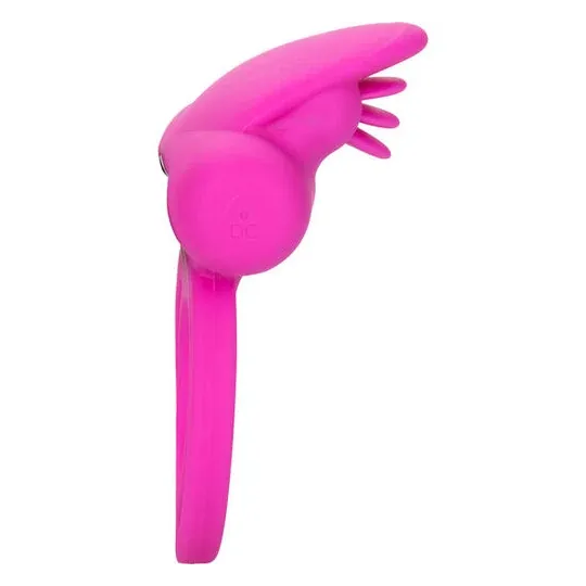 Double anneau vibrant CALEXOTICS en silicone avec télécommande, 7 modes vibratoires pour couple