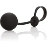 Anneau lasso lesté Calexotics en silicone doux, poids 110g : maintien et plaisir intense.