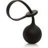 Anneau lasso lesté Calexotics en silicone doux, poids 110g : maintien et plaisir intense.