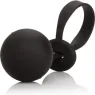 Anneau lasso lesté Calexotics en silicone doux, poids 110g : maintien et plaisir intense.